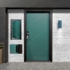 Picture of Entrance Door Green Metal Frontdoor - Modern Design