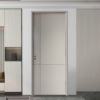 Picture of Interior Door White Cross-Line Standard Wooden Door