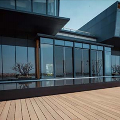 Picture of Modern Architecture Outdoor Z-Bamboo Terrace (Suitable for Glass Curtain Wall Buildings)