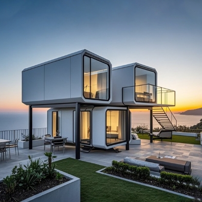 Picture of Modern Modular Seaview Holiday Home – Prefabricated Creative Living Architecture