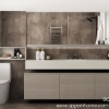 Picture of Wooden Bathroom Mirror Cabinet with Light