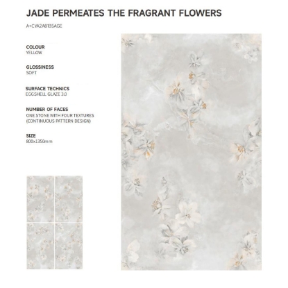 Picture of Ceramic Big Slab-JADE PERMEATES THE FRAGRANT FLOWERS A+CYA2A8135AGE