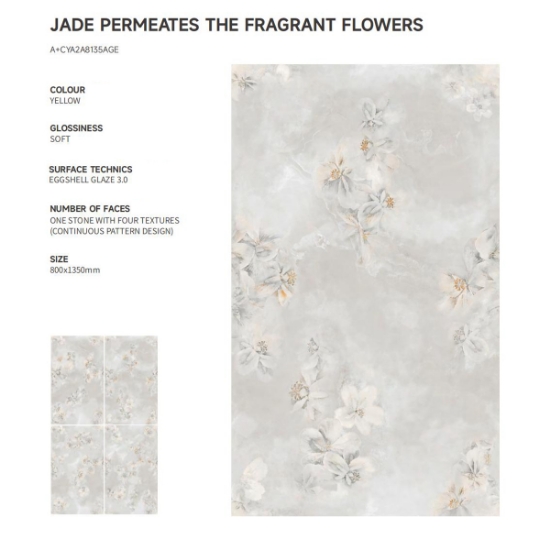 Picture of Ceramic Big Slab-JADE PERMEATES THE FRAGRANT FLOWERS A+CYA2A8135AGE