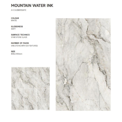 Picture of Ceramic Big Slab-MOUNTAIN WATER INK A+CXJ0B8135AFE