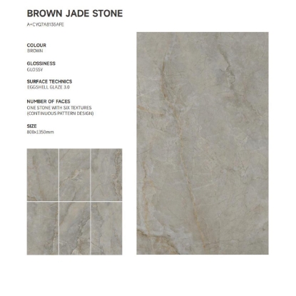 Picture of Ceramic Big Slab-BROWN JADE STONE A+CYQ7A8135AFE