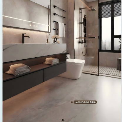 Picture of Ceramic  big slab   coffee color 