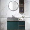 Picture of Modern Green UV Lacquer Bathroom Cabinet