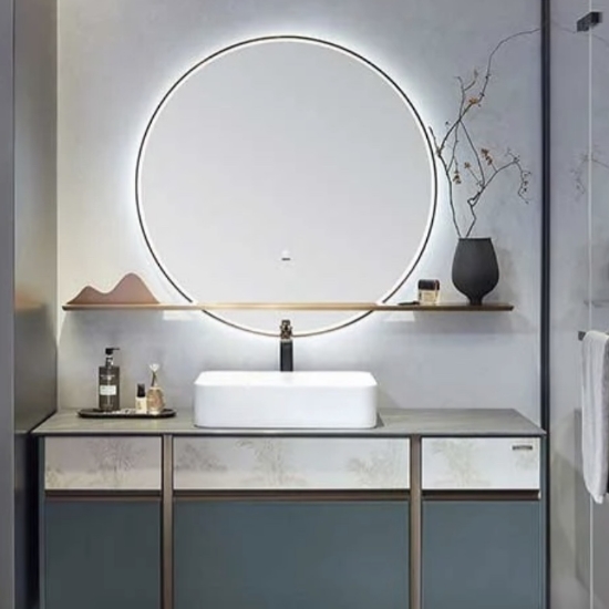 Picture of Chinese Style Green Bathroom Vanity for Sale 