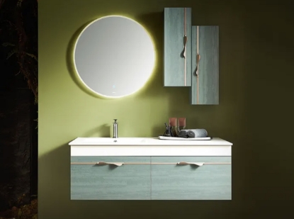 Picture of Modern Small Bathroom Design Green Bathroom Vanity