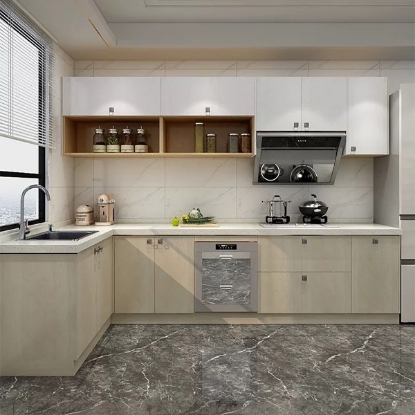 Picture of Modern Minimalist Integrated Kitchen Cabinet Set ?? product.Name
