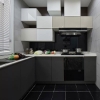 Picture of Modern Minimalist Modular Kitchen Cabinet Set