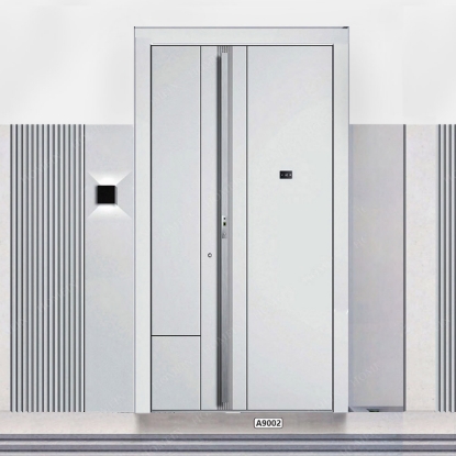 Picture of Grey white Minimalist Metal Ma-So Door