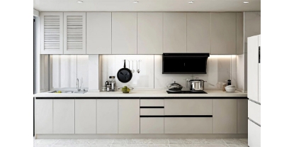 Picture of Modern Minimalist Style Integrated Kitchen Cabinet Set ?? product.Name